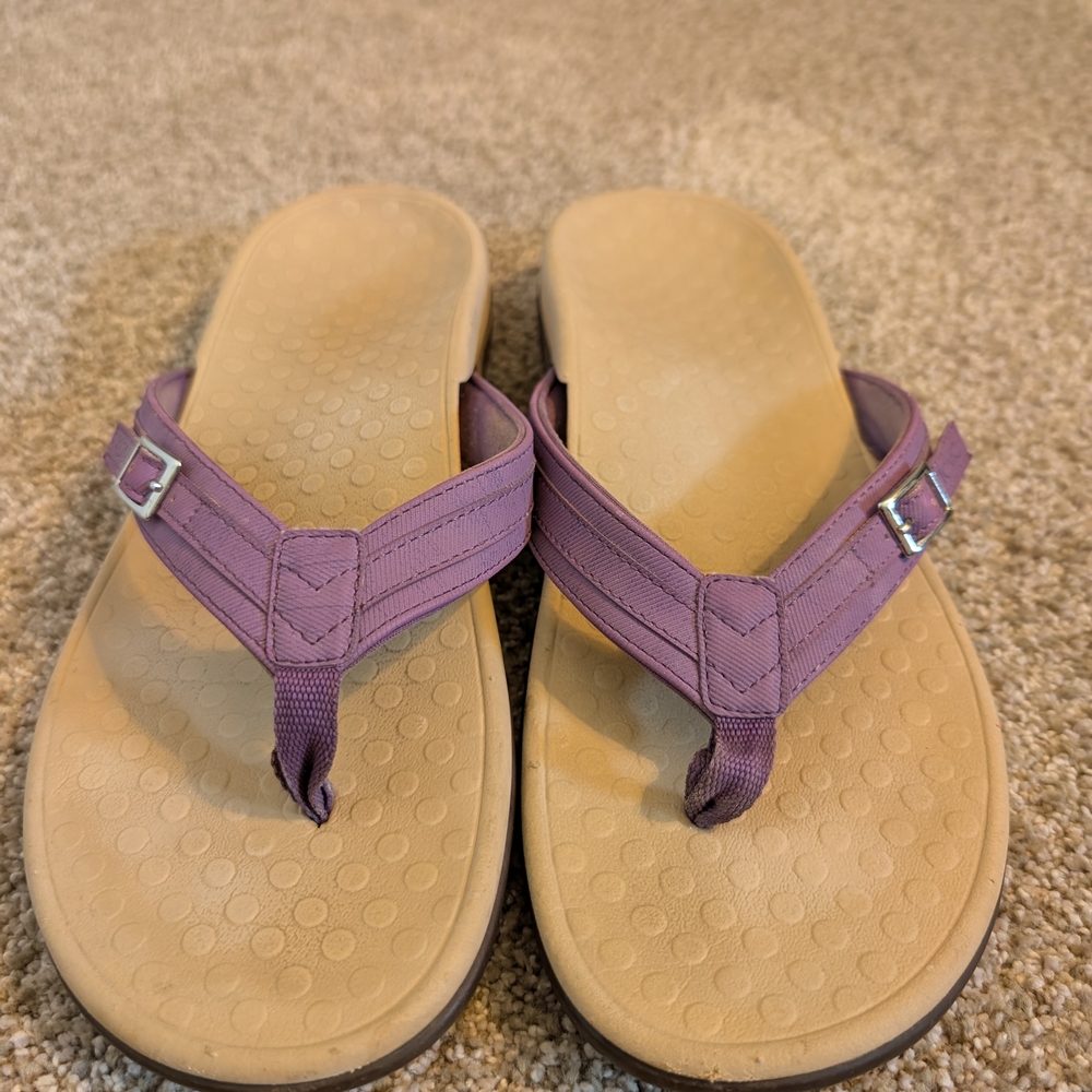 Purple Flip Flop Sandals